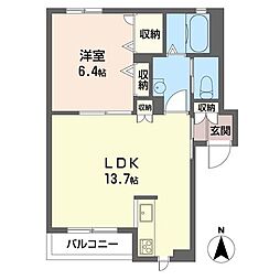 間取図画像 1LDK