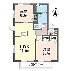 物件の間取り