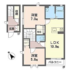 物件の間取り