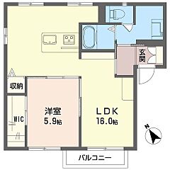物件の間取り