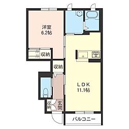 間取図画像 1LDK