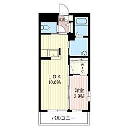 MASTLIFEおもちゃのまちF 1LDKの間取図画像