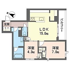 物件の間取り