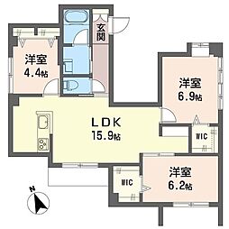 間取図画像 3LDK