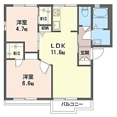 物件の間取り