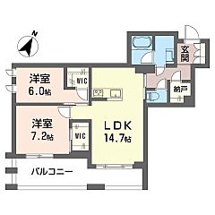 物件の間取り