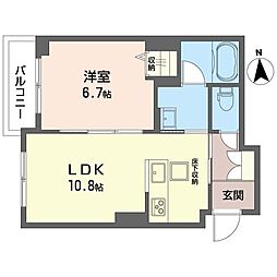 (仮称)板橋区桜川2丁目シャーメゾン 1LDKの間取図画像