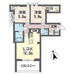物件の間取り