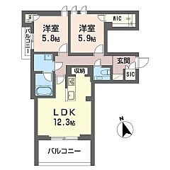物件の間取り