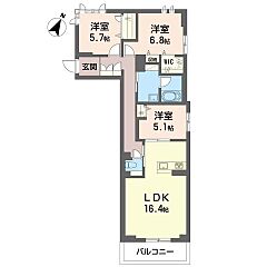物件の間取り