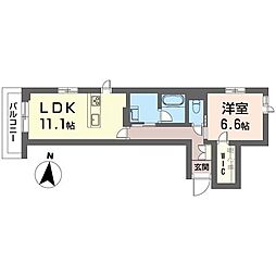 間取図画像 1LDK