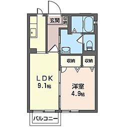 間取図画像 1LDK