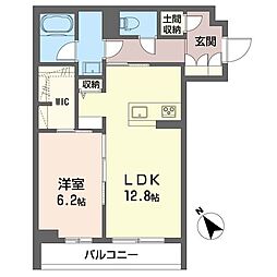 ロンサールステージ 1LDKの間取図画像
