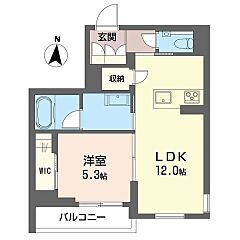 物件の間取り