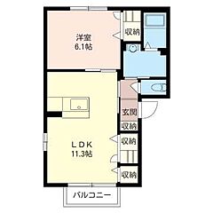 物件の間取り