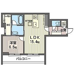 LAVIEGRA 1LDKの間取図画像