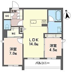 物件の間取り