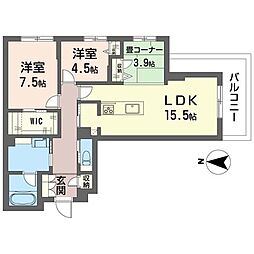ルアナ錦 3LDKの間取図画像
