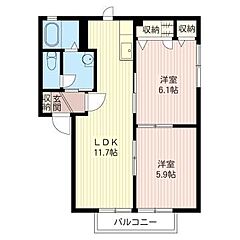物件の間取り