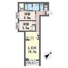 物件の間取り
