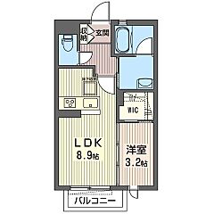物件の間取り