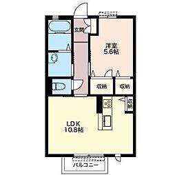 間取図画像 1LDK