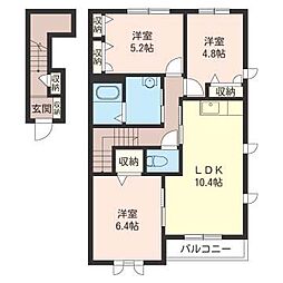 間取図画像 3LDK