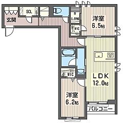 物件の間取り