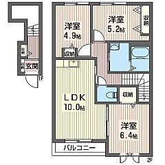 物件の間取り