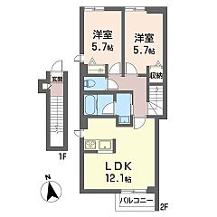 物件の間取り