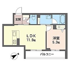 物件の間取り