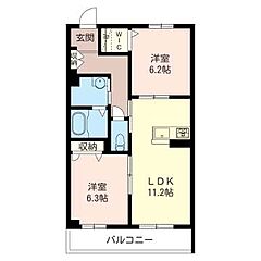 物件の間取り