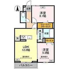 物件の間取り
