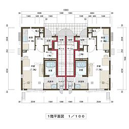 Calmecourt 1Kの間取図画像