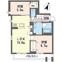 物件の間取り