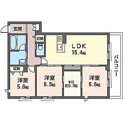 間取図画像 3LDK