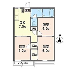 物件の間取り