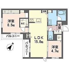 物件の間取り