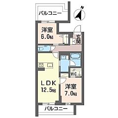 物件の間取り