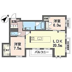 物件の間取り