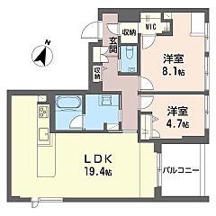 物件の間取り
