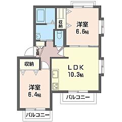 物件の間取り