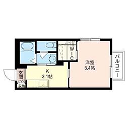 ラ・コリーナ保土ヶ谷 1Kの間取図画像