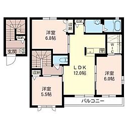 間取図画像 3LDK