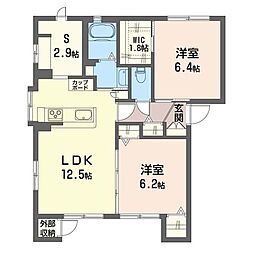 間取図画像 2SLDK