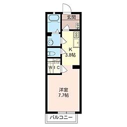 EASTD 1Kの間取図画像