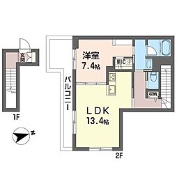 間取図画像 1LDK
