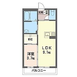 間取図画像 1LDK