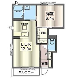 間取図画像 1LDK