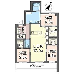 物件の間取り
